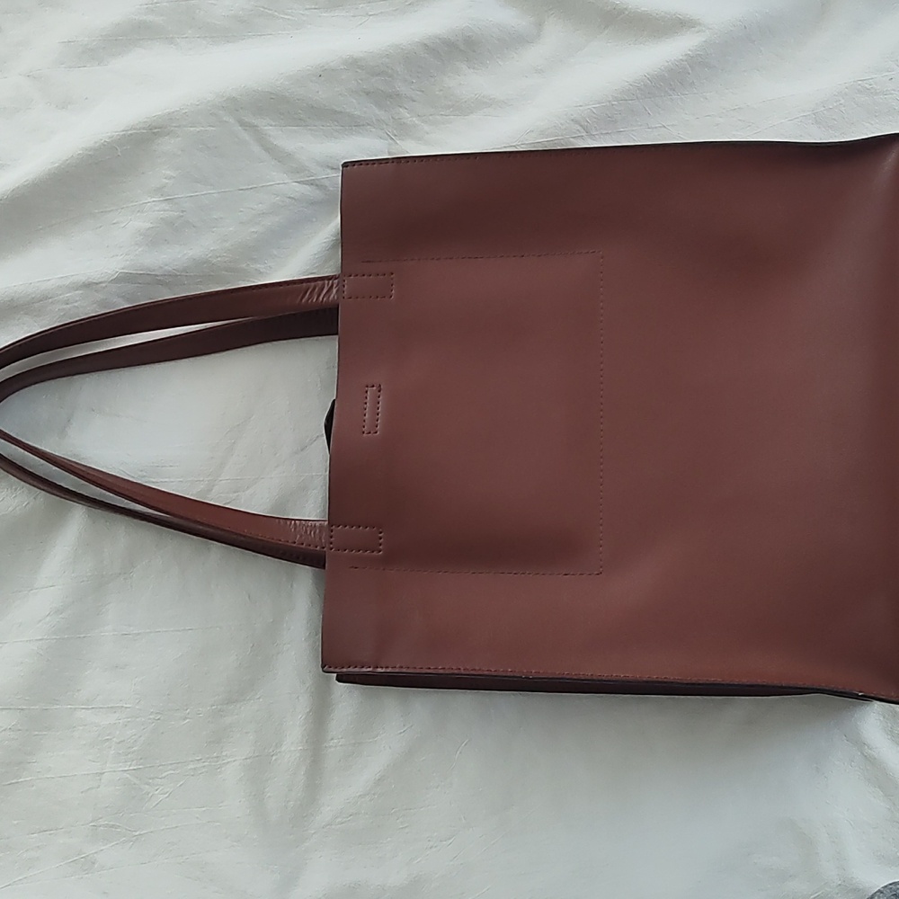Banana Republic Brown Classic Leather Tote Bag